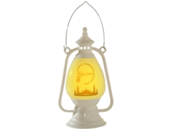 Vela Electrónica De Eid Para Ramadán, Lámpara De Viento, Decoración Para Fiestas En El Hogar, Pp, Metal, 8,6 X 6,4 X 15 Cm.
