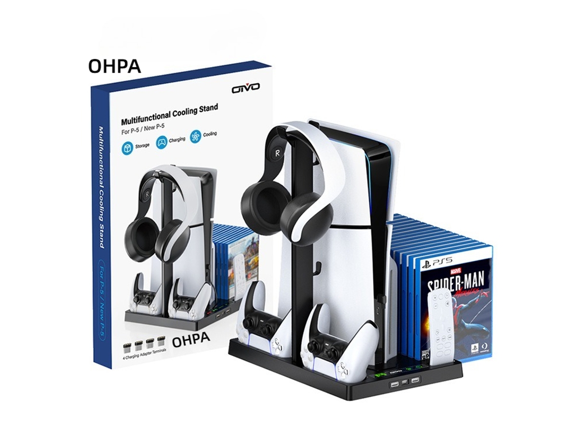 Base De Carregamento Ohpa Iv-p5246x Preto (for Ps5/ps5 Slim)