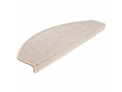 Maison Exclusive - Alfombrillas Para Escaleras, 20 Unidades, 65x24x4 Cm, Color Topo, Semicirculares, Grandes