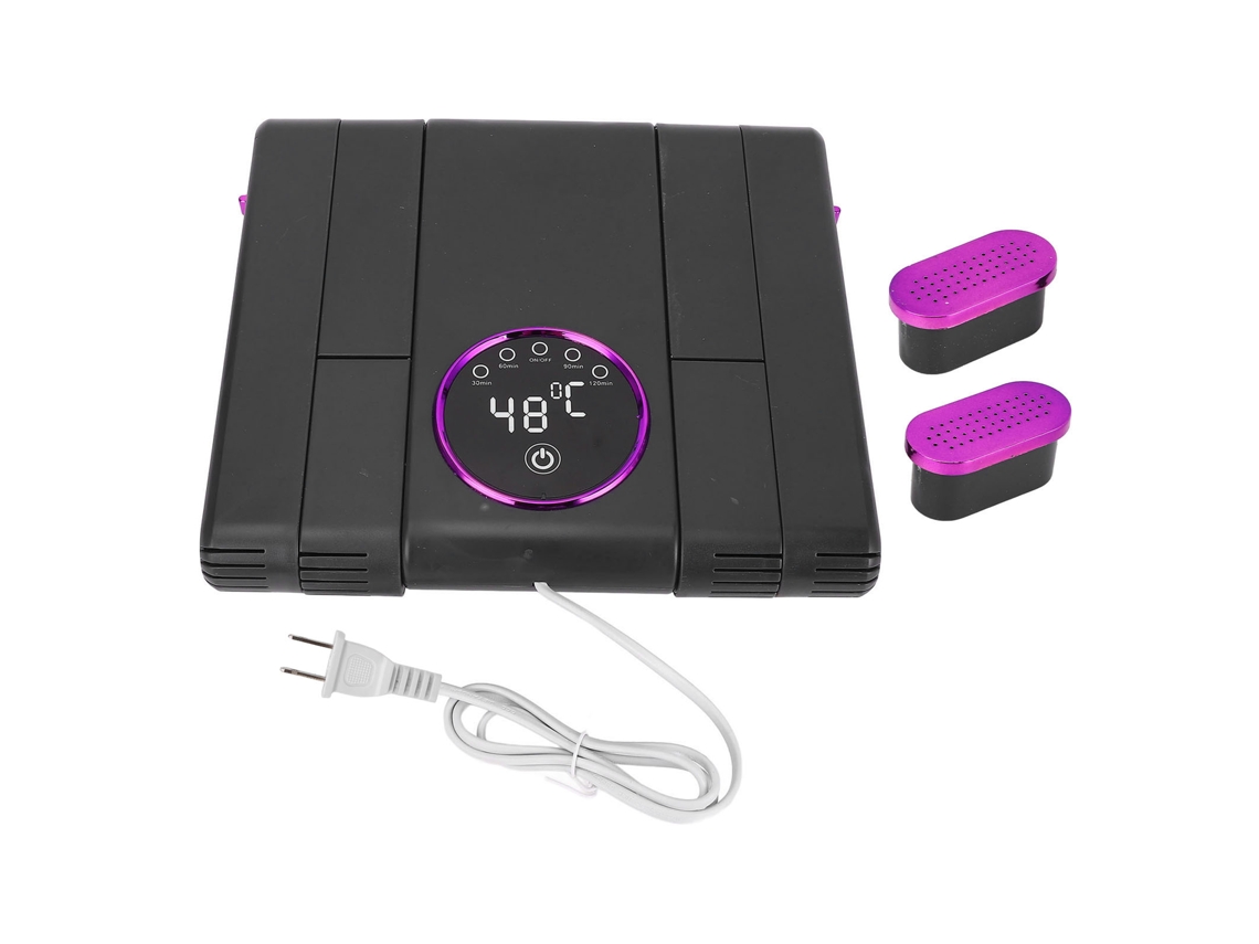 Secador Portátil De Botas Y Zapatos De Doble Brazo Con Temporizador Y Ángulo Ajustables, Secado Rápido, Enchufe Estadounidense De 110 V.