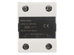 Relé De Estado Sólido 24-480vac 40a Para Automatización Industrial Brm-25aa