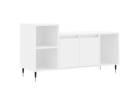Mueble De Tv VIDAXL Blanco Madera contrachapada (100x35x55 cm)