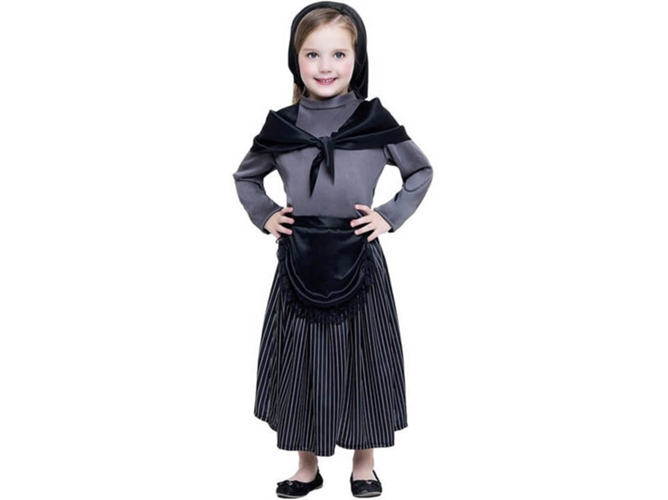 Disfraz de Niña DISFRAZZES Castañera (Talla: 7 a 9 años)