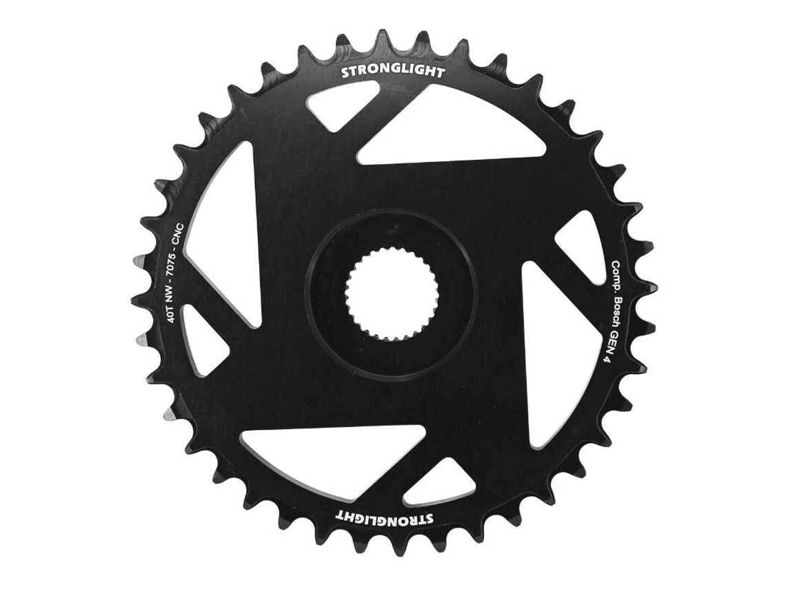 Plataforma para bicicletas - e-bike alu STRONGLIGHT Bosch Direct Mount Bosch -4- Mono 7075 (4ème Géneration) Technologie Narrow Wide