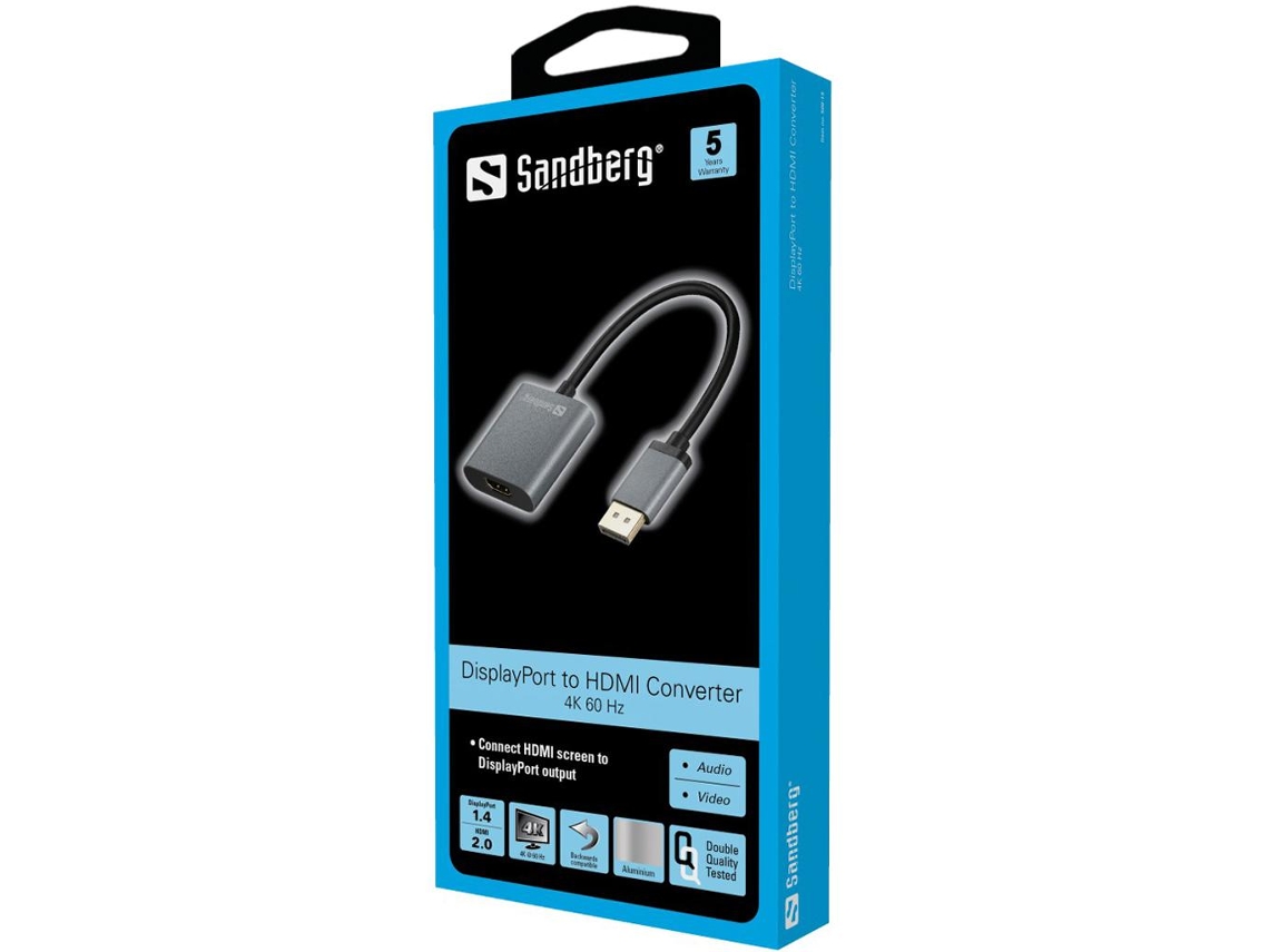 Adaptador Sandberg Dp1.4HDMI2.0 4K60