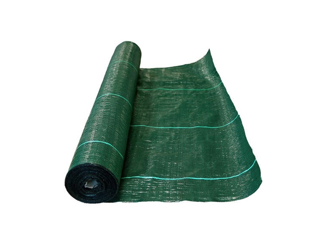 Malla Antihierbas verde 2,10 x 25 metros, 90 gr/m2