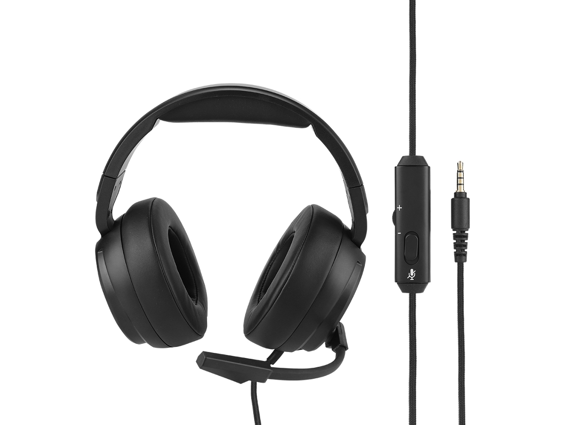 Auriculares Gaming Cableados Nubwo N12d Con Cancelación De Ruido, Auriculares Circumaurales, Graves Potentes, Color Negro
