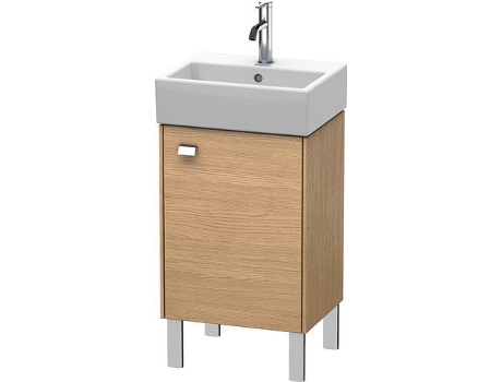Mueble DURAVIT Brioso bajo mesada 43.4.0 x 33.9 cm 1 puerta con bisagra a la derecha 1 balda de cristal para lavabo Vero Air 072445