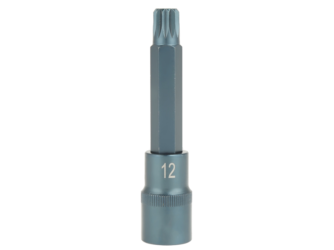 Destornillador eléctrico de 12 puntas, vaso de 1/2'', 100 mm (m12), herramienta de acción