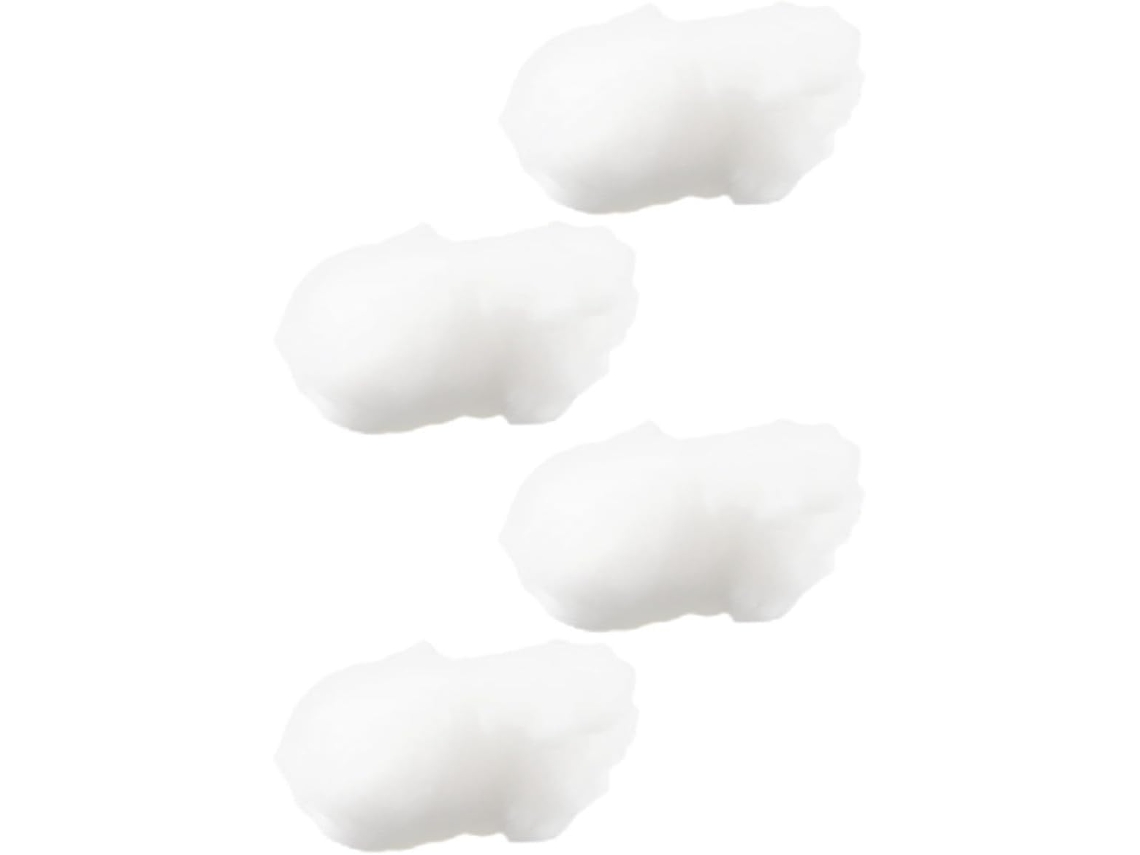 Adorno colgante de nube, diseño elegante y creativo, 4 piezas, fácil de instalar, para bodas, fiestas, dormitorio, sala de estar, GOKOCO