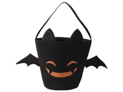 Bolsa De Algodón Con Asa Para Halloween Para Niños A La Hora De Pedir Dulces.