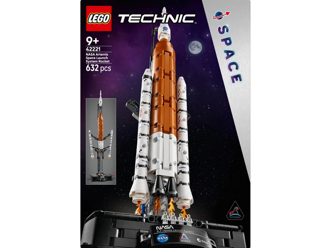 Lego® 42221 Technic NASA Artemis Rocket – Cohete con astronautas
