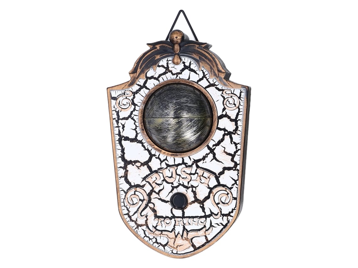 Timbre De Puerta De Ojo Animado Luminoso Led Para Halloween Bar Escape Room Juegos