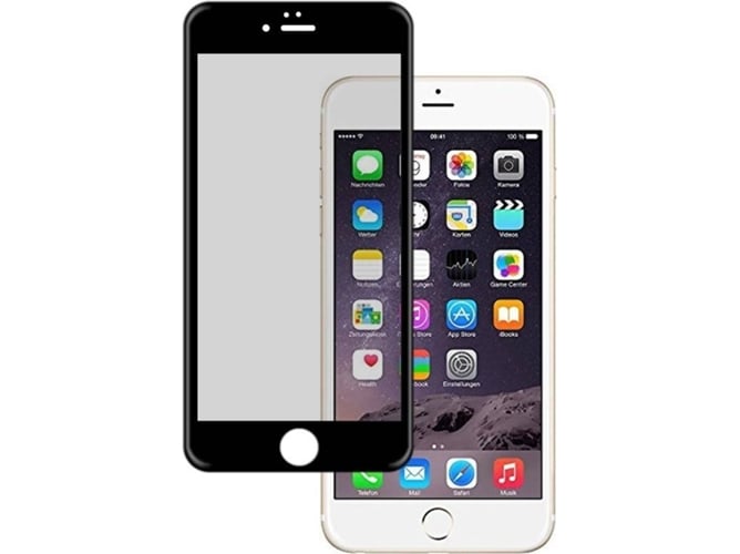 Protector de Cristal Templado iPhone 6 Plus, 6s Plus WEPHONE ACCESORIOS Glue Negro | Worten.es