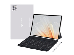 Wuxian V62 Tablet Bluetooth Teclado Funda de Cuero Auriculares Stylus Pen 10.1'' 64 Gb 4 Gb Ram Wi-Fi4G Blanco