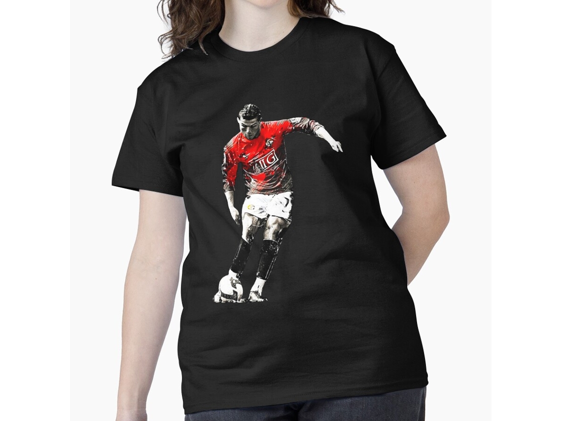 Camiseta Rockinstone Cristiano Ronaldo Manchester 2008 Classic Unisex For Football Fans-(s)