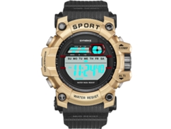 Reloj Digital Deportivo Al Aire Libre Impermeable Synoke 9009 Dorado Para Hombres