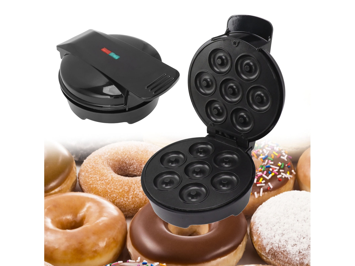 Máquina eléctrica antiadherente para hacer donas de 1000 W con panel para hornear para el desayuno