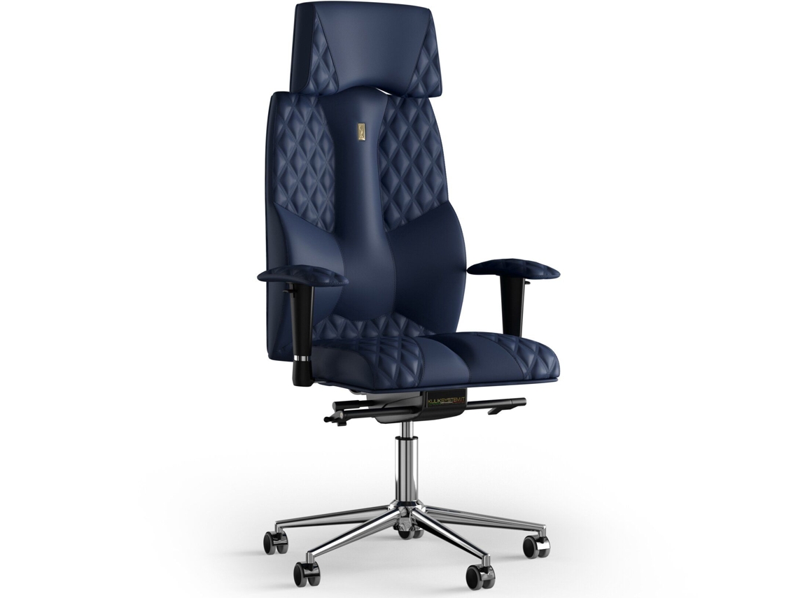 Silla de Oficina KULIK Business Stitching PU Cuero (Azul -130x50x50cm)