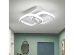 Lámpara De Techo Led Moderna De 22 W Fabricada En Acrílico, Ideal Para Pasillo, Dormitorio, Baño, Cocina Y Sala De Estar.