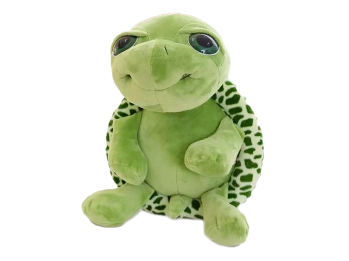 Ats-juguete De Peluche Tortuga Cómica De 20cm Color Verde Con Ojos Grandes Peluche Animal Regalo Para Bebés