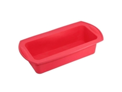 Molde De Silicona Para Pan Casero Antiadherente Horno Microondas Refrigerador Rojo