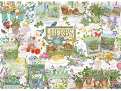 Rompecabezas de jardín de hierbas de Cobble Hill, 1000 piezas, ¡para una diversión increíble!
