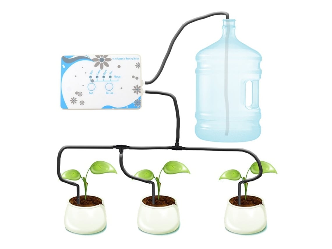 Kit De Riego Por Goteo Automático: Sistema De Riego Inteligente Para Plantas.