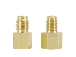 Adaptador de refrigeración de latón 1/2 acme, 2 piezas
