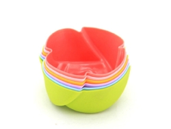 Moldes de silicona antiadherentes para muffins, reutilizables, aptos para horno, microondas, fáciles de desmontar y aptos para lavavajillas.