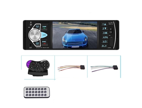 Radio de coche fm estéreo reproductor de audio bluetooth[Con Cámara De 12 Led]