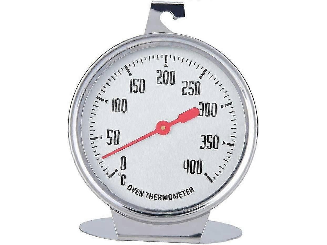 Termómetro para horno, acero inoxidable con lectura instantánea para controlar la temperatura del horno y la parrilla. Termómetro de cocina. GOKOCO