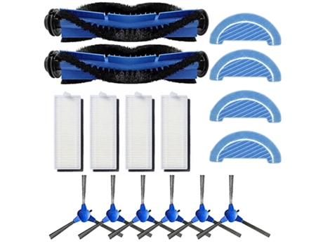 Ad-Robot Cepillo Lateral filtro Hepa paño de mopa para Cecotec Conga 1090 piezas de Robot aspirador Kit de repuesto