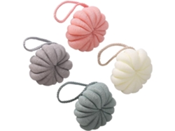Juego De 4 Bolas Exfoliantes Elásticas De Color Gris.