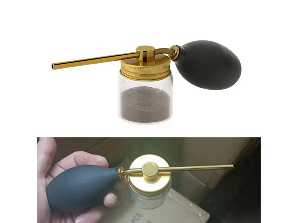 Botella Spray Recargable De Vidrio Con Bolsa De Aire Para Polvo Capilar Y Peinado