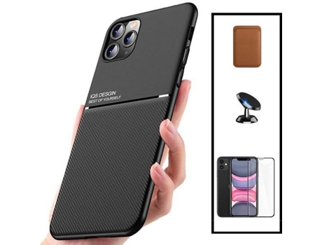 Carcasa + Soporte iphone 13 Mini PHONECARE Magnetic Lux Negro 88643