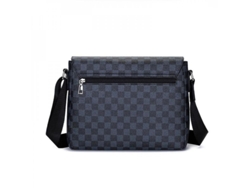 2026-bolsa Hombre Moda Coreana Plaid Multifuncional Bandolera Casual Mochila Resistente Al Agua