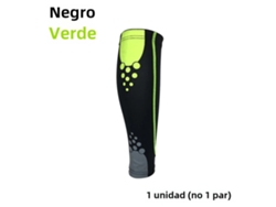 (negro/verde L) Mangas De Compresión Deportivas Para Pantorrillas Para Correr Y Andar En Bicicleta