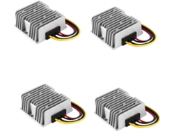 4 Convertidores De Potencia De Cc A 12 V 19 V 10 A 190 W Para Alimentación De Portátiles Y Coches.