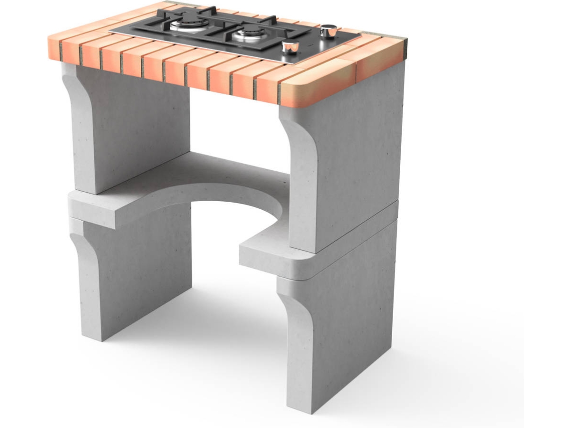 Módulo para Barbacoa MOVELAR New Iberia (Ladrillo Tintado - 70x47x80cm)