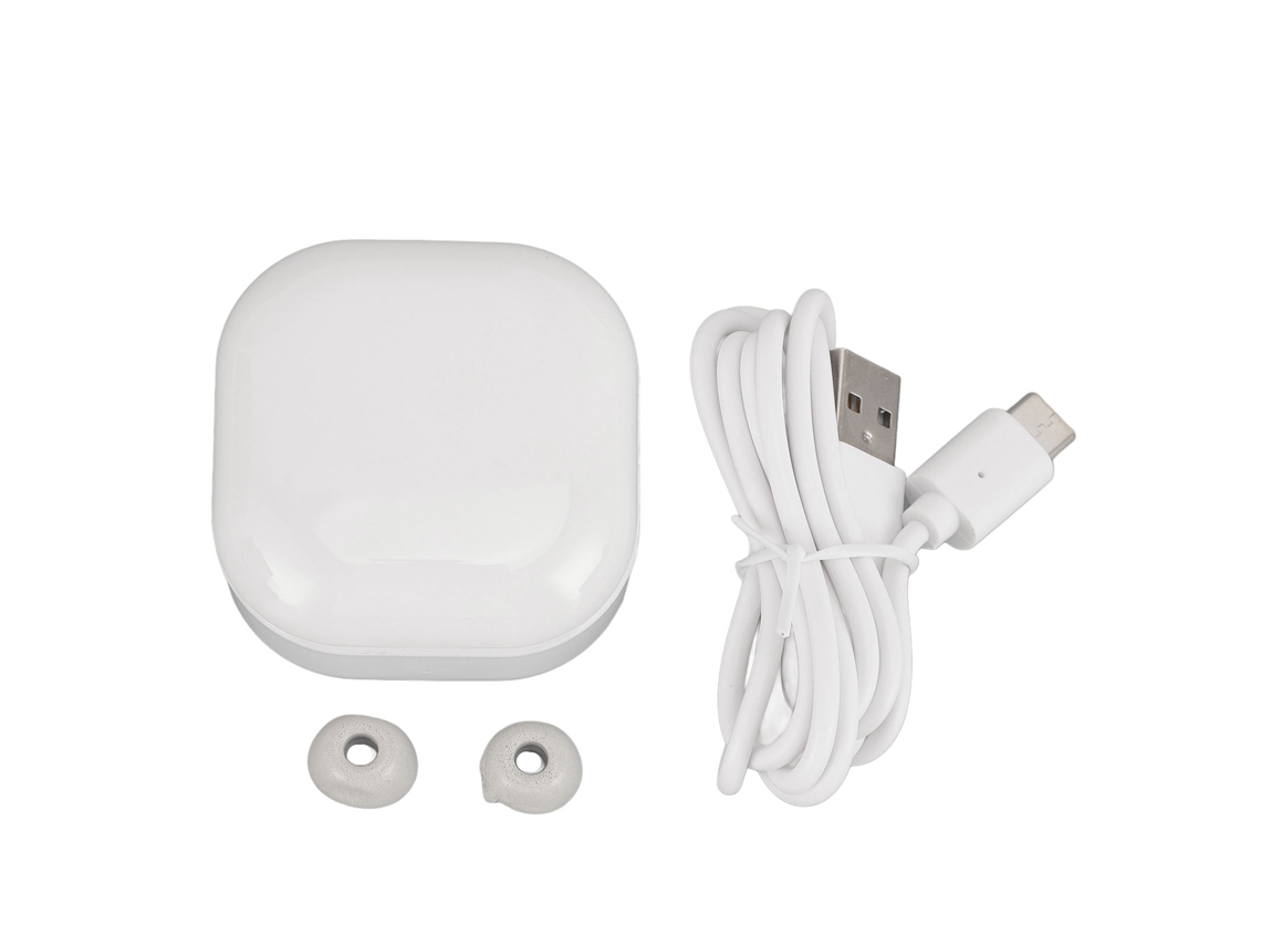 Estuche De Carga Para Auriculares Buds Fe Sm R400, Estación De Carga De 600 Mah, Color Blanco.