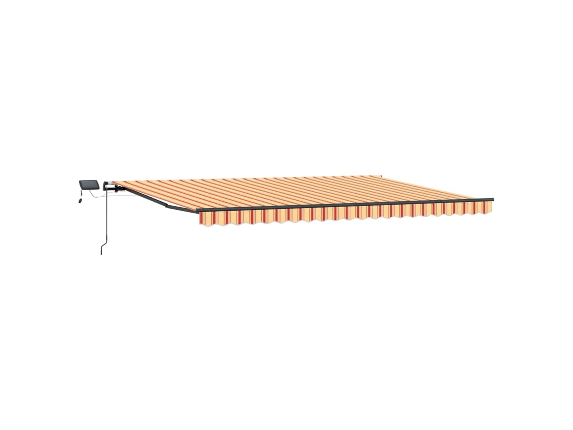 Maison Exclusive - Toldo Retráctil Amarillo Y Naranja 500 X 300 Cm Tela