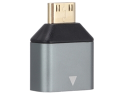Adaptador Mini Hd Multimedia Interface Macho A Hembra, Aleación De Aluminio, 4k Hd