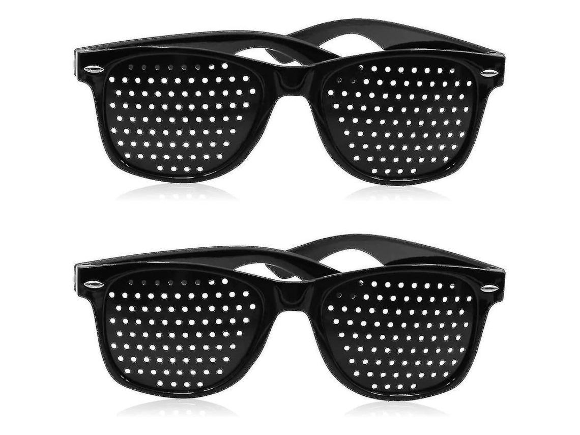 Gafas Estenopeicas Para Mejorar La Visión, Unisex, Negras, Para Fortalecer La Visión.