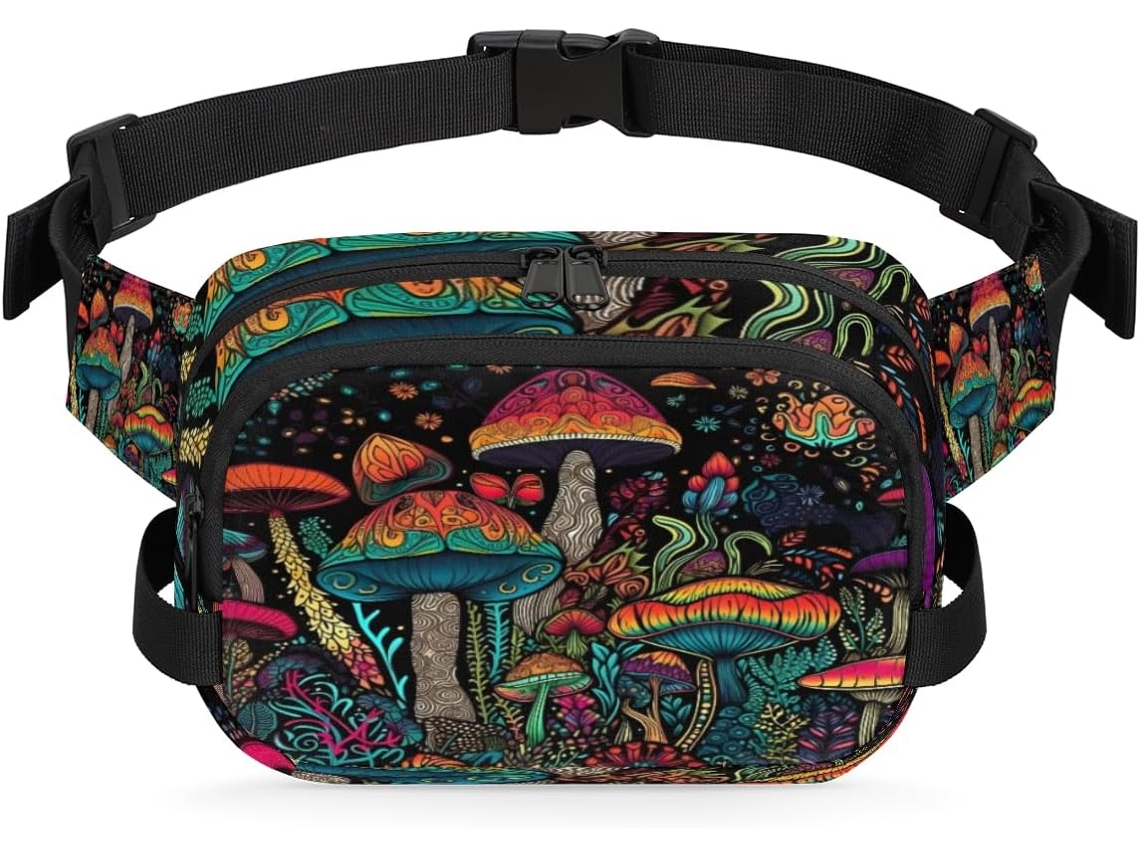 Bolso de hombro grande AQUAFORGE, estampado animal de fuego
