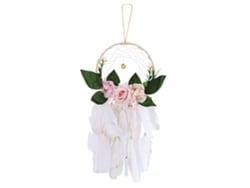 2026-adorno De Pared Para Jardín Y Hogar, Red De Sueños Con Plumas Y Luz Nocturna, Colgante Regalo
