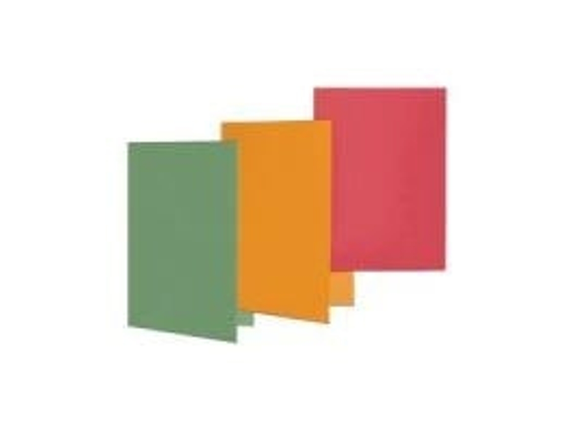Fundas para archivadores, Din A4, cartón Manila, sin impresión, color naranja 250 g/m² 100 unidades Elba (32450 Og)