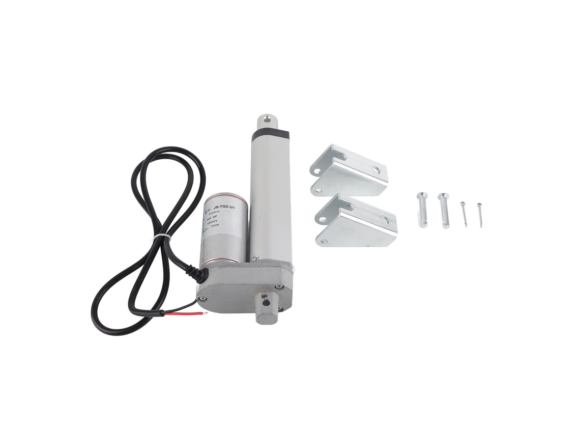 Actuador Lineal Eléctrico 100mm 750n 24v Para Equipos Mecánicos