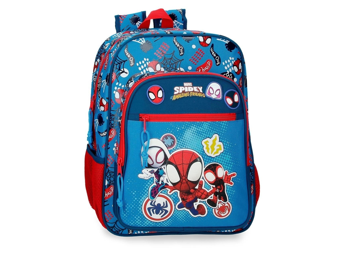 Mochila Escolar DISNEY (30 x 38 x 12 - Poliéster - Azul)