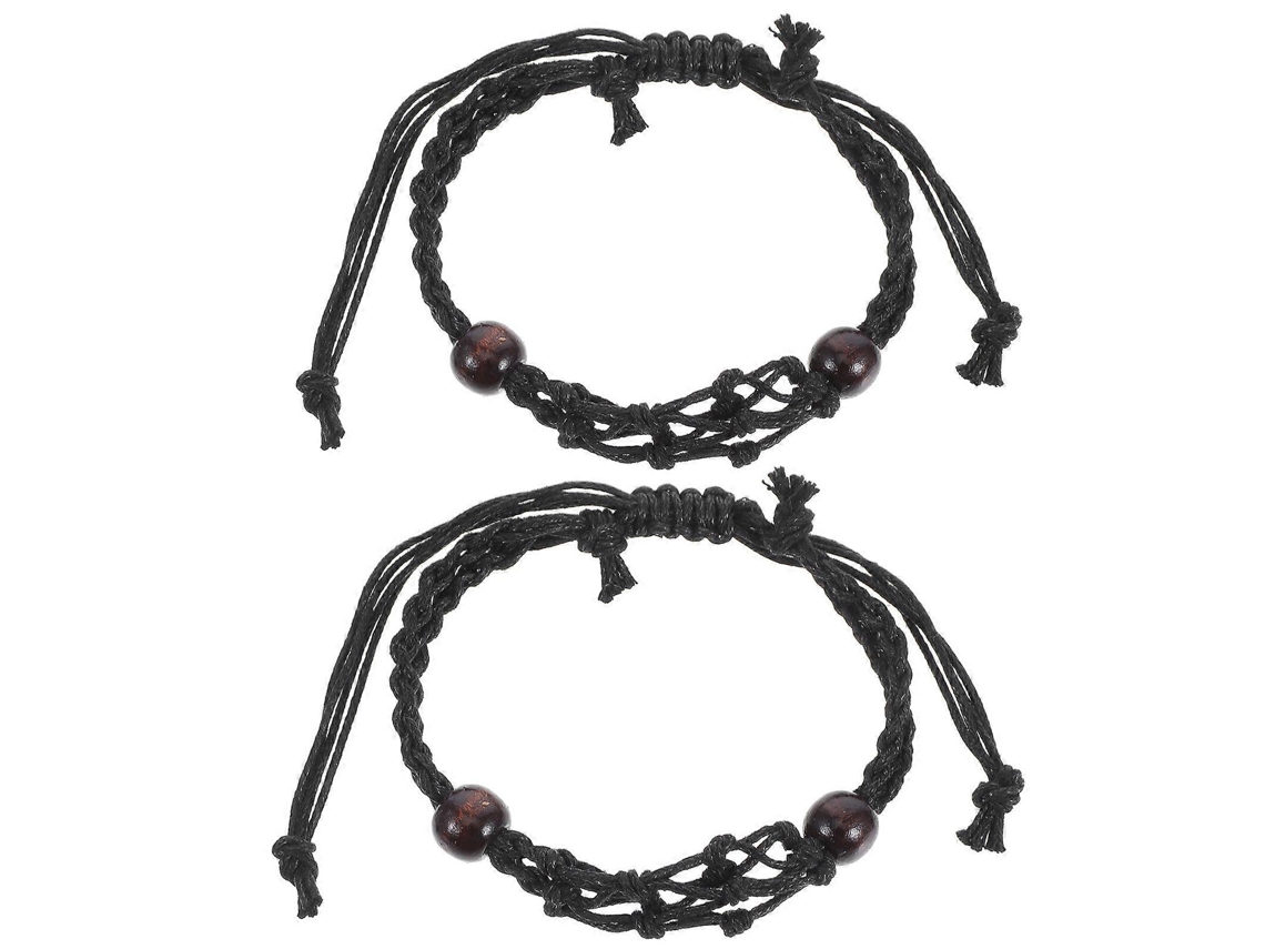 2 soportes ajustables para pulseras de cristal trenzado, tejidos a mano, vacíos, para hacer joyas DIY. Nostalgia88